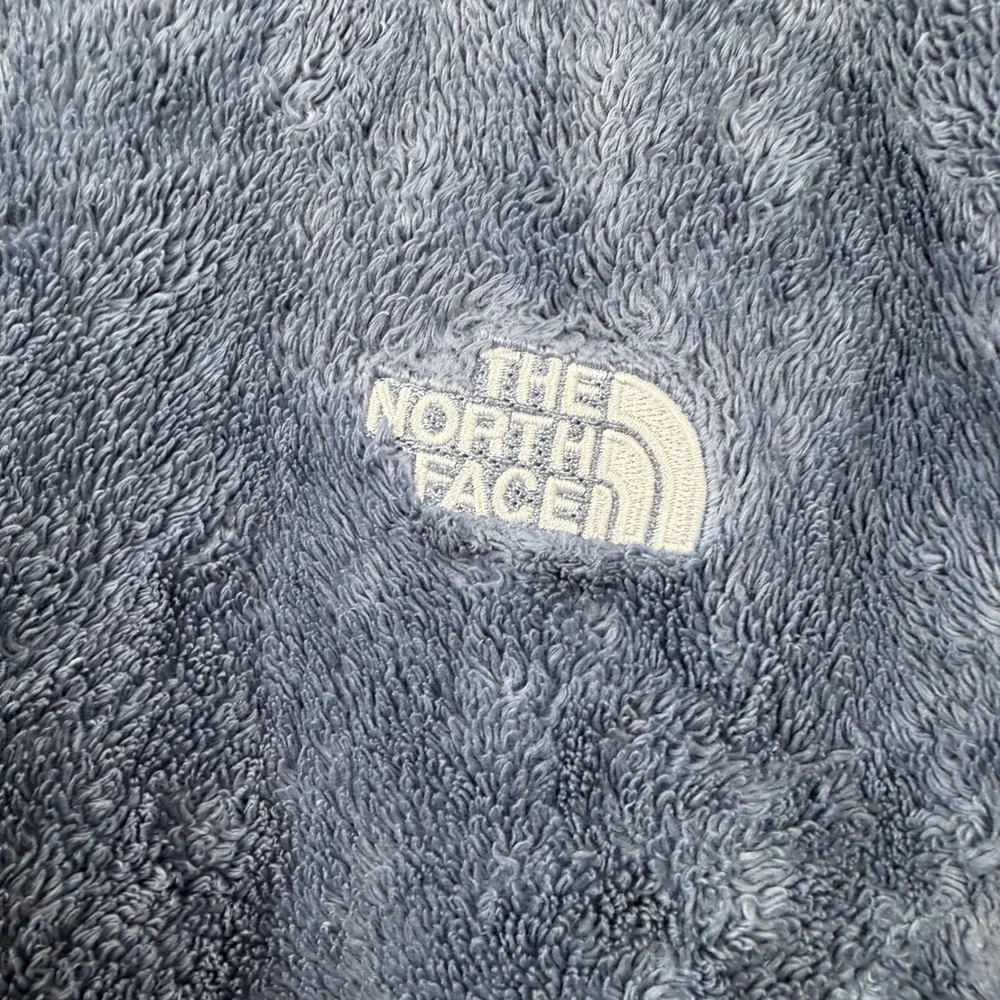The North Face Osito Fleece Jacket Womens‎ Small Blue Full Zip High Pile Soft